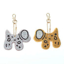 4pcs Full Drill Special Shaped Diamond Painting Horse Shape Keyring Craft