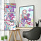 5D DIY Special Shaped Diamond Painting Girl Cross Stitch Mosaic Craft Kits