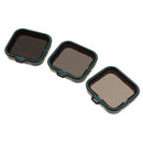 3x ND4/8/16 Neutral Density Fader Variable Filter for  GOPRO Hero 5 6