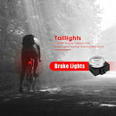 Xlite100 Bike Bicycle Taillights USB Brake Lights Flashlight Warning Bike Lamp
