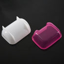 Pink White Small Hamsters Bathing Sand Cage Pet Bathroom 10 x 7 x 7cm