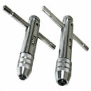 Ratchet Tap Wrench 2pc Set Reversible Tap and Die M3 - M8 M5 - M12 T Bar N1C1