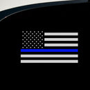 1x 12.5*7.5cm Blue Lives Matter USA American Thin Line Flag Car Stickers Decor