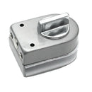 Glass Sliding Door Latch Lock Non-Apertured Stainless Steel Glass Door Lock J6F9