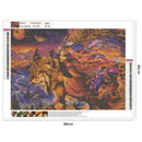5D DIY Full Drill Diamond Painting Cross Stitch Embroidery Kit (Tiger01)
