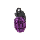 2 pieces blankets / dust-proof bicycle tire valve cap metal - Purple