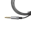 2 Pieces 3.5mm To 2.5mm Cable With Mic For  Headphones Black