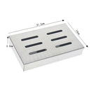 Stainless Steel Meat Smoking Barbecue Smoker Box For BBQ Wood Chip Gas Grill