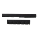 Ebony Slotted Bridge Saddle Nut 2x for Classical Guitar Musical Instrument Parts