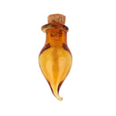 20pcs Teardrop Small Mini Glass Bottles Jars with Cork Stoppers 2.8 x 1.26cm