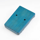 17 Keys Kalimba Wood Mahogany Mbira Thumb Piano Musical Instrument (Blue) A