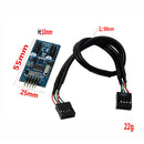 Motherboard USB 9P Header Male 1to2 Female Adapter Splitter Extension Cable Port