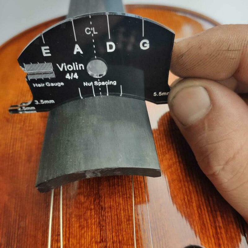 Violin Bridge Mold Template Reference Repair Tool for 4-4 Full Size Violins