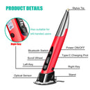 PR-A19 Wireless Optical Pen Mouse 2.4GHz USB Bluetooth Air Mouse (Red)