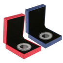 2 Pieces Coin Case for 38MM Coin Display Box w/ Single Clear Capsule -7x8x3cm