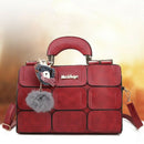 Bag Women Suture Bag Boston Inclined Shoulder Handbags Leather Bag