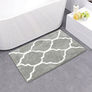 Kitchen Mat, Decorative Non-Slip Microfiber Doormat Bathroom Mats Shower Ru