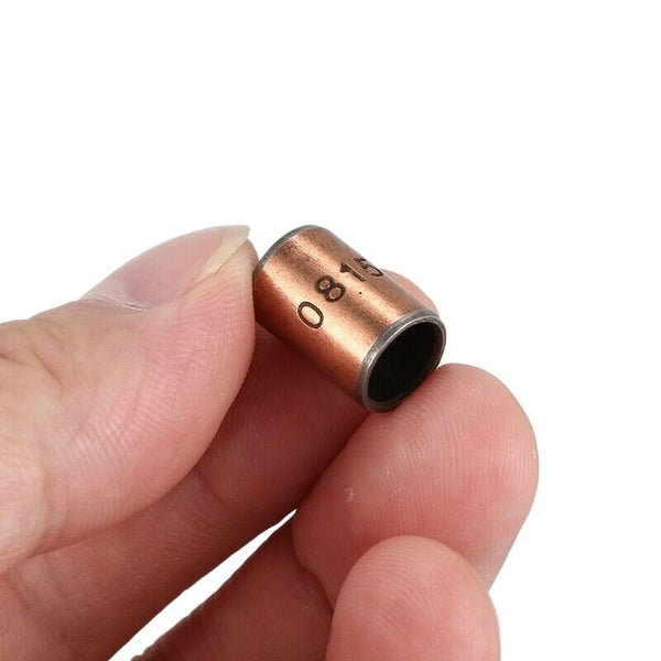 4 x brass tone self-lubricating plain bearing sleeve 15 * 10 * 8mm metal T3A7