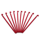 10pcs aluminum alloy tent pegs square nail stakes hook pin nails camping 16cm BX