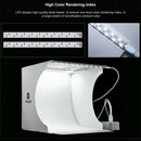 20x20cm 7W Photo Studio Lighting Kit Tent Box Top Opening with 6 Backdrop 40 LED