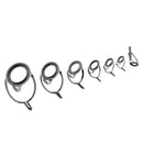 14pcs Fishing Rod Pole Guides Tips Top Eye Rings Repair Kit 7 Sizes 8