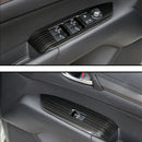 Car Window Switch Panel Adjust Cover Trim Stickers Strip Garnish Decoration W7V2