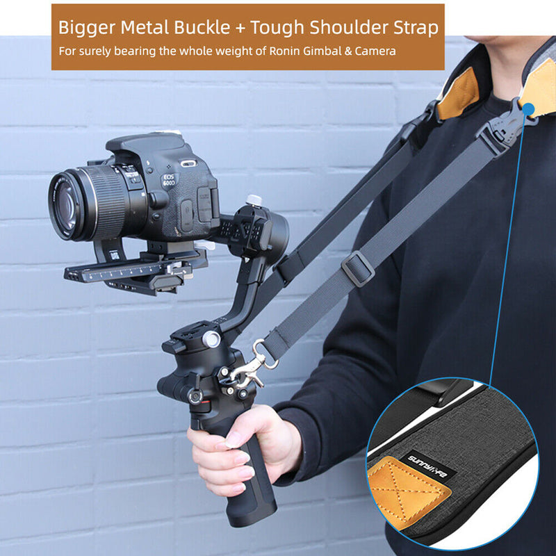 Dual Quick Side Release Buckle Shoulder Strap for DJI RSC 2 RS 2 Ronin SC S