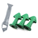 3in1 Silicone Caulking Finisher Tool Nozzle Spatulas Spreader Window Tool O6F9
