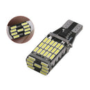 2 x T15 W16W 45 SMD 4014 Error Free LED Car Reverse Back 6000K White Light Bu JR