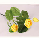 Artificial Flowers Silk Flower Foral Decor Flower Table Arrangement Yellow