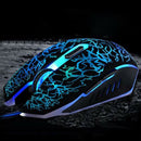 7 LED Backlit Gaming Mouse USB Light Up 3200DPI Optical Mice Laptop PC 6 ButtoES