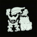 Christmas Dog Metal Cutting Dies Stencils Scrapbook Album Paper Card DIY Craft