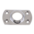 2Pcs Boat Hand Rail Fitting 90 Degree Stainless Steel Rectangular Base 25mm