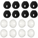 16 Pieces Silicone Sports In-Ear Headset Eartips For  6S/5S/7/8/X/XS