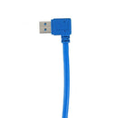 USB 3.0 A Female To 90 Degree Right Angled USB A Male Extension Cable With