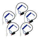 5-part Stop Switch For Outboard And Safety Line For