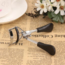 Portable Women Makeup Eyelash Curler Curling with Black Grip Eyebrow Clip A