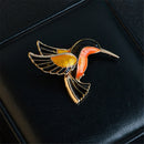Enamel birds brooch pins lady classic fashion accessories suits sweater tdJC Hn
