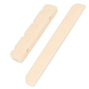 Saddle Slotted Ivory Nut Rosewood Universal Ukulele Bridge Set Easy Install Home