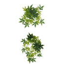 2Pcs Leaves Plant Ivy Vine for Reptiles and Amphibians Habitat Plant Decor