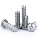 60pcs M6 Stainless Steel 304 Pan Head Round Head Hexagonal Screw Combinati DVS