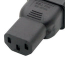 Beige Color IEC 320 C13 to C20 AC Adapter, IEC 15A to 10A,16A to 10A AC ConvC1D3