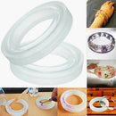 4PCS Silicone Mould Mold Round for Curve Bangle Bracelet Jewelry Making DIY X9P7