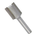 2pcs Straight Carving Wood Engraving Milling Cutter 1/4inch Shank Router Bit for