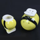 Ceramic Bee-Pattern Salt and Pepper Shakers Wedding Party Bag Fillers Gife  X6C6