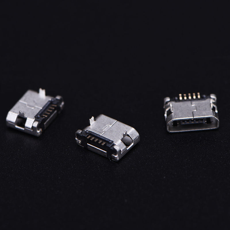 10X Micro USB 5pin B  Female Connector For Connector 5 pin Charging Socket J Cy