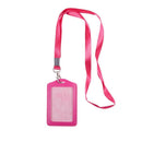 Office Cordon Nylon Vertical Identifier Bag Pink X3Y5