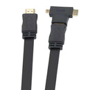 3 In 1 Micro Male Mini HDMI male to HDMI Female Cable Adapter Converter LJ
