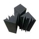 New 8 Pack of 4.6 in X 4.6 in X 9.5 in Black Soundproofing Insulation Bass