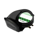 12V 110dB Waterproof Motorcycle Truck Loud Snail Siren Horns 510Hz Black
